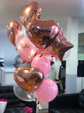 HELIUM BALLOONS “MIX PINK GOLD” (WITHOUT TEXT)