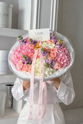 FLOWERS BOUQUET MIX WIT HYDRANGEA AND MATHIOLA “THE MUSE”