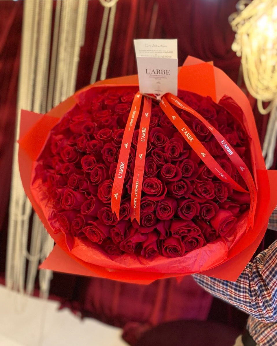 101 red roses Standart Valentines