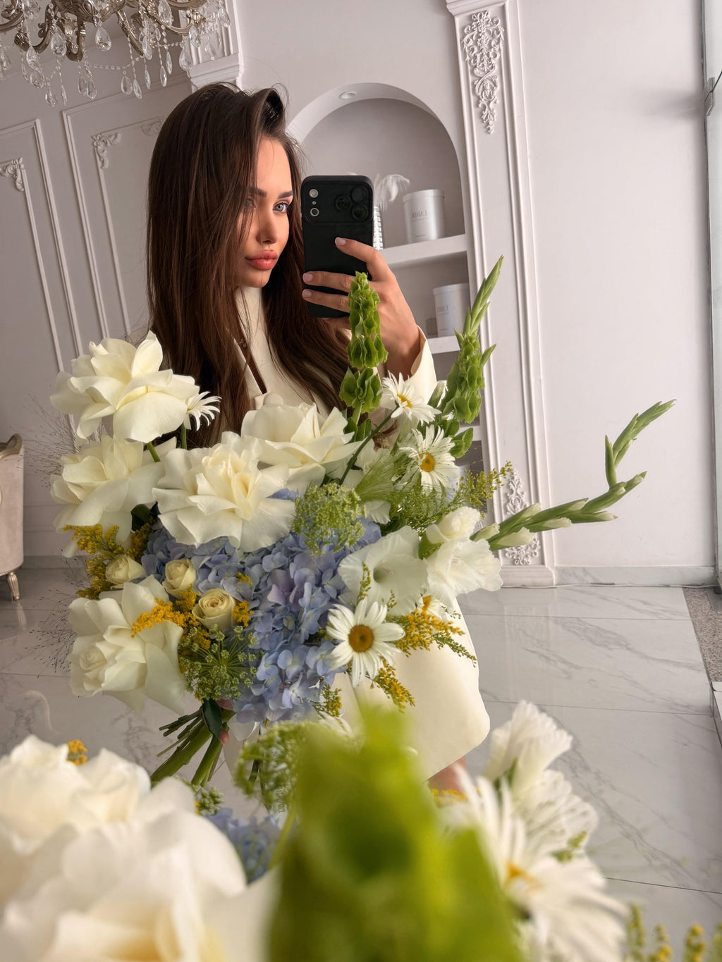 FLOWERS BOUQUET WITH ROSES “MAELLE”