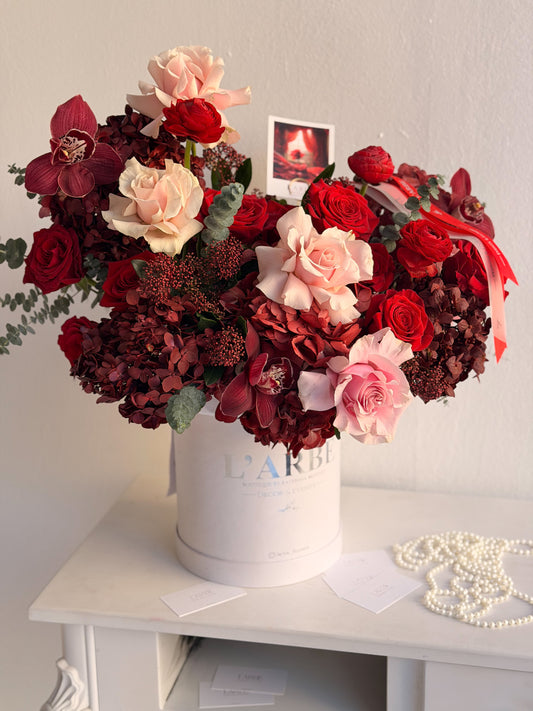 WHITE FLOWERS MIX WITH HYDRANGEAS AND RANUNCULUS “EDDIEWY” V139