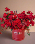 Flowers bouquet in box “La RIRE” 30 cm box