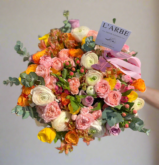 Mix flowers bouquet “Fenix”