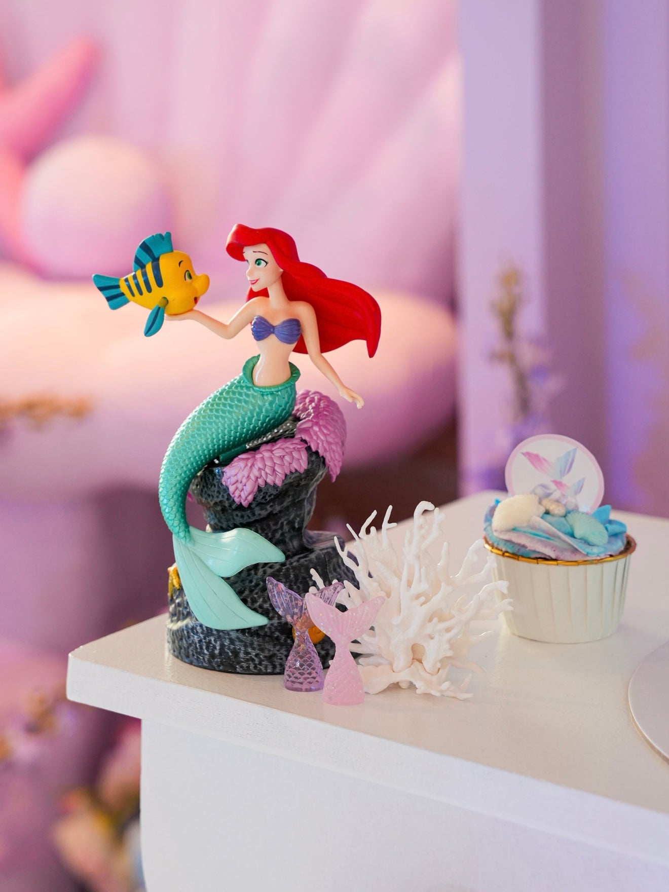 MARMAID BACKDROP FOR KIDS BIRTHDAY PARTY