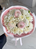FLOWERS BOUQUET WITH RANUNCULUS AND ROSES
