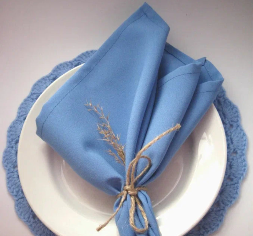 Blue napkin N-0018 (rent)
