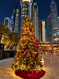 Red & Gold Luxury Premium  Green Christmas Tree 4.5 m / 14.8 ft