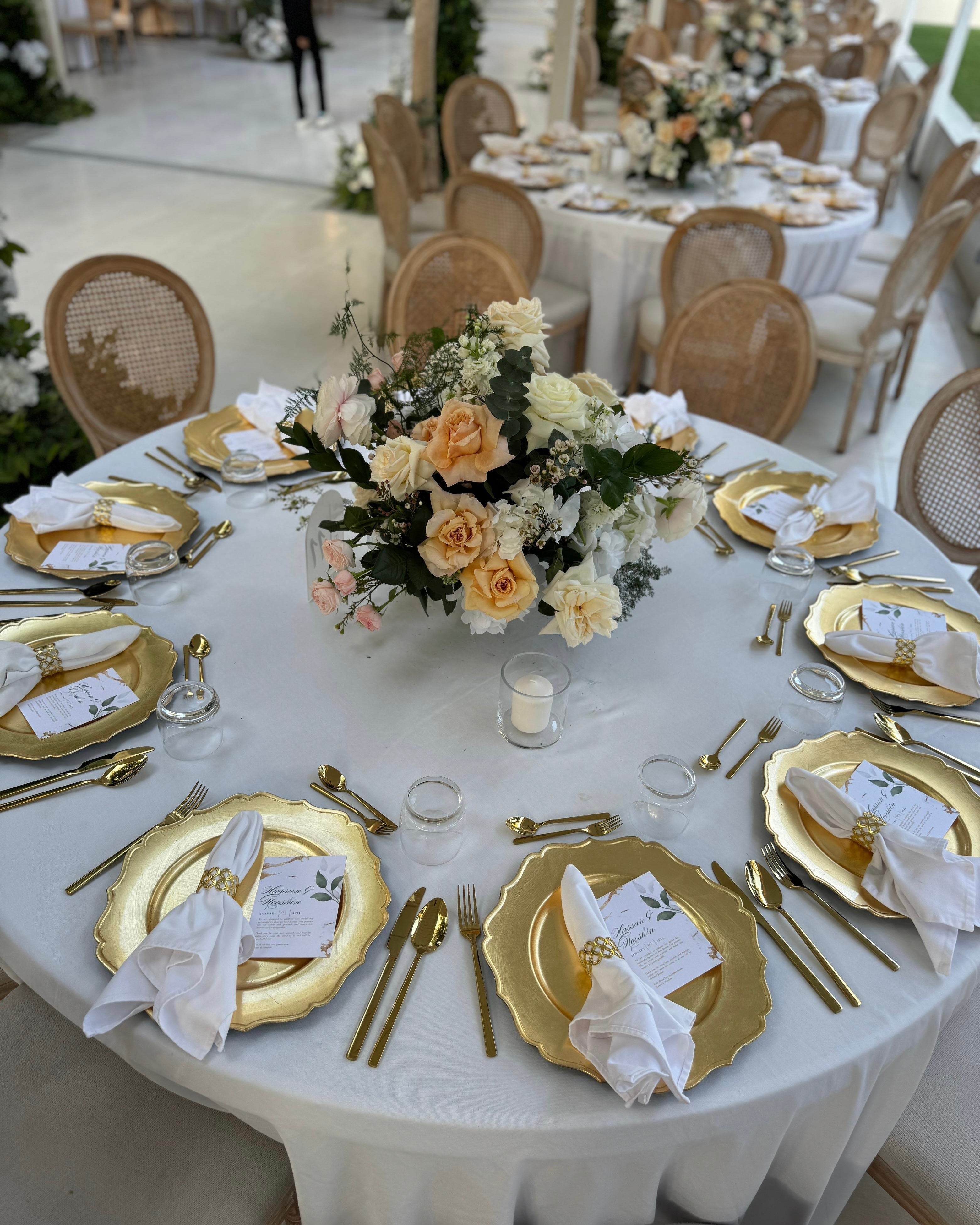 Table setup for adults 
10 adults (rent)