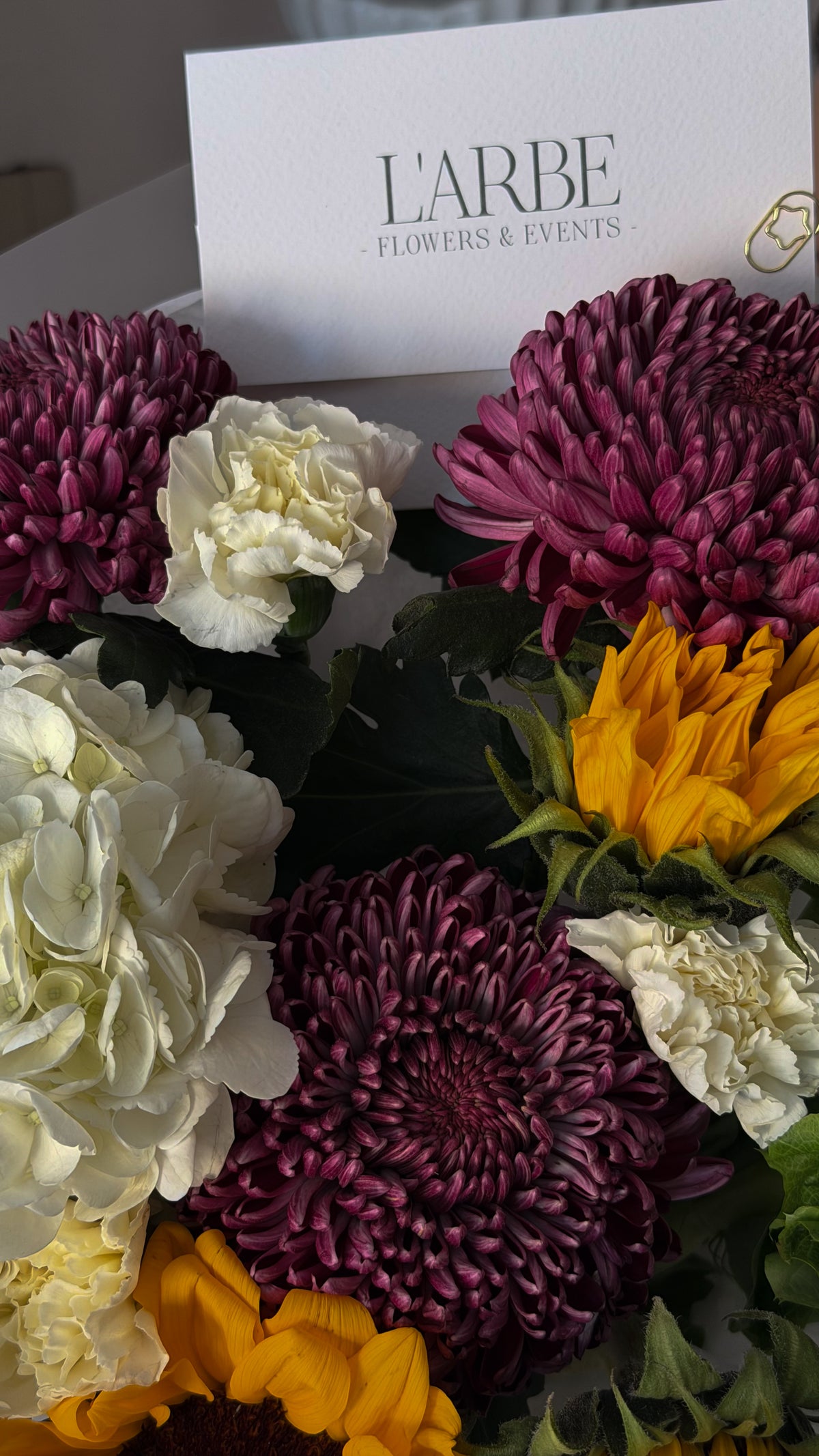 FLOWERS BOUQUET “VELVET SEASON”