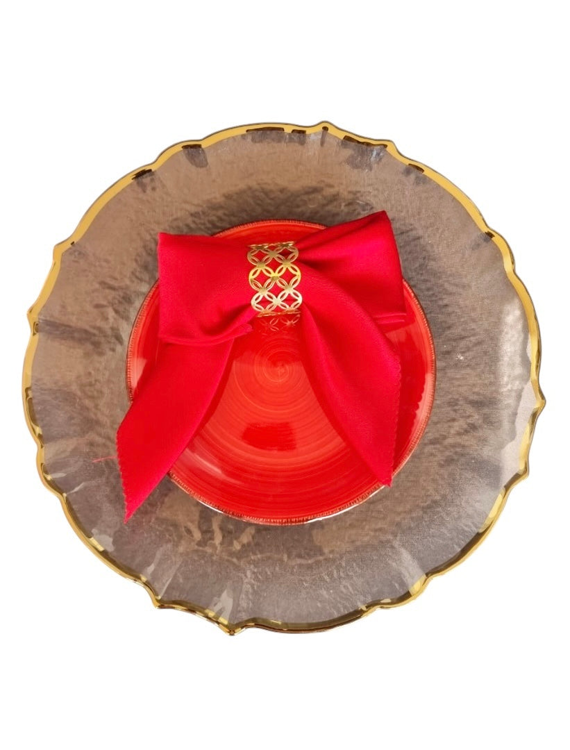 Red plate small 20 cm PL-0020