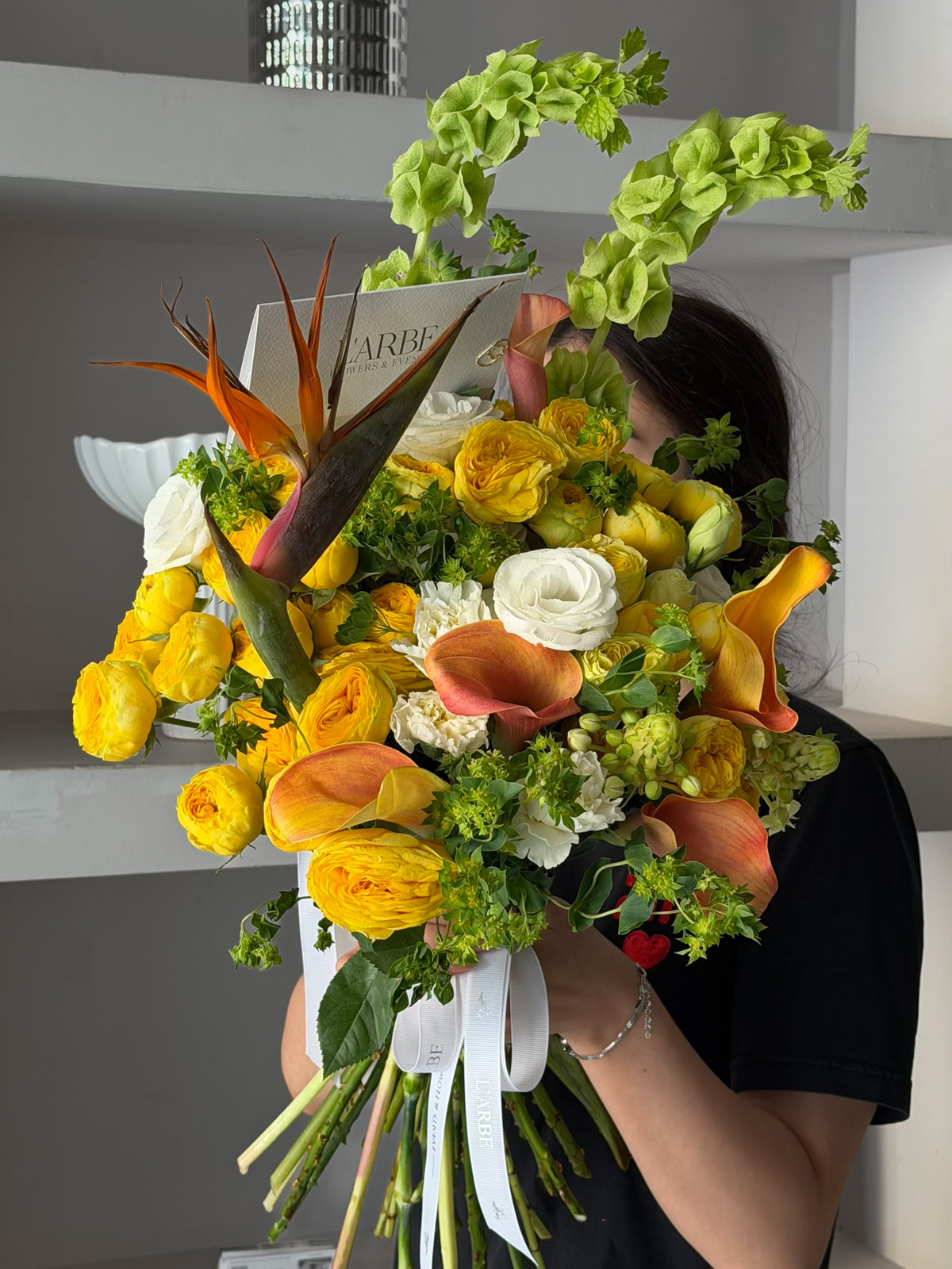 FLOWERS BOUQUET “AMBER ELEGANCE”