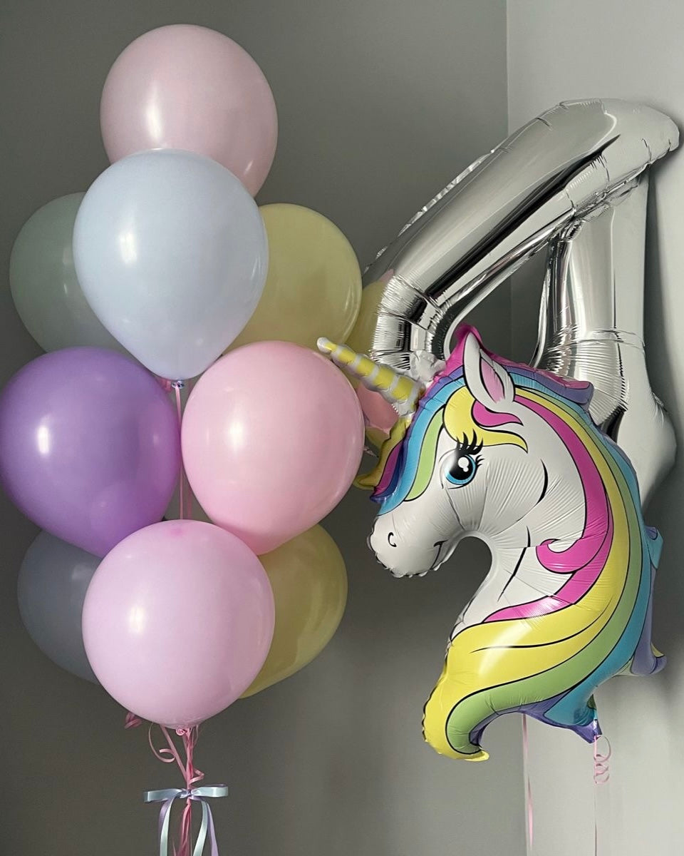 Helium balloon “Unicorn” code #0217