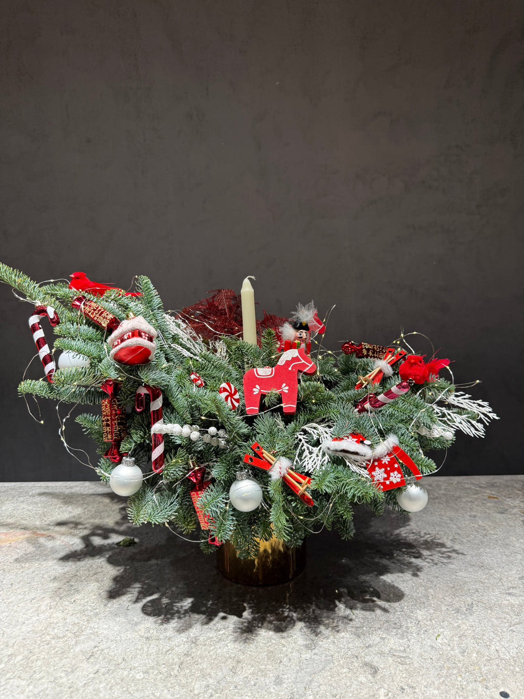 Christmas New Tear centerpiece