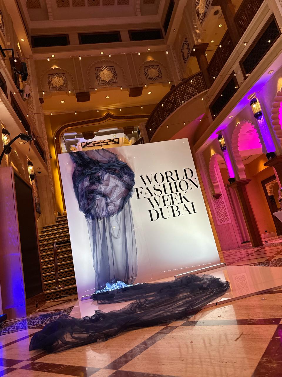 Dubai Fashion Week backdrop
