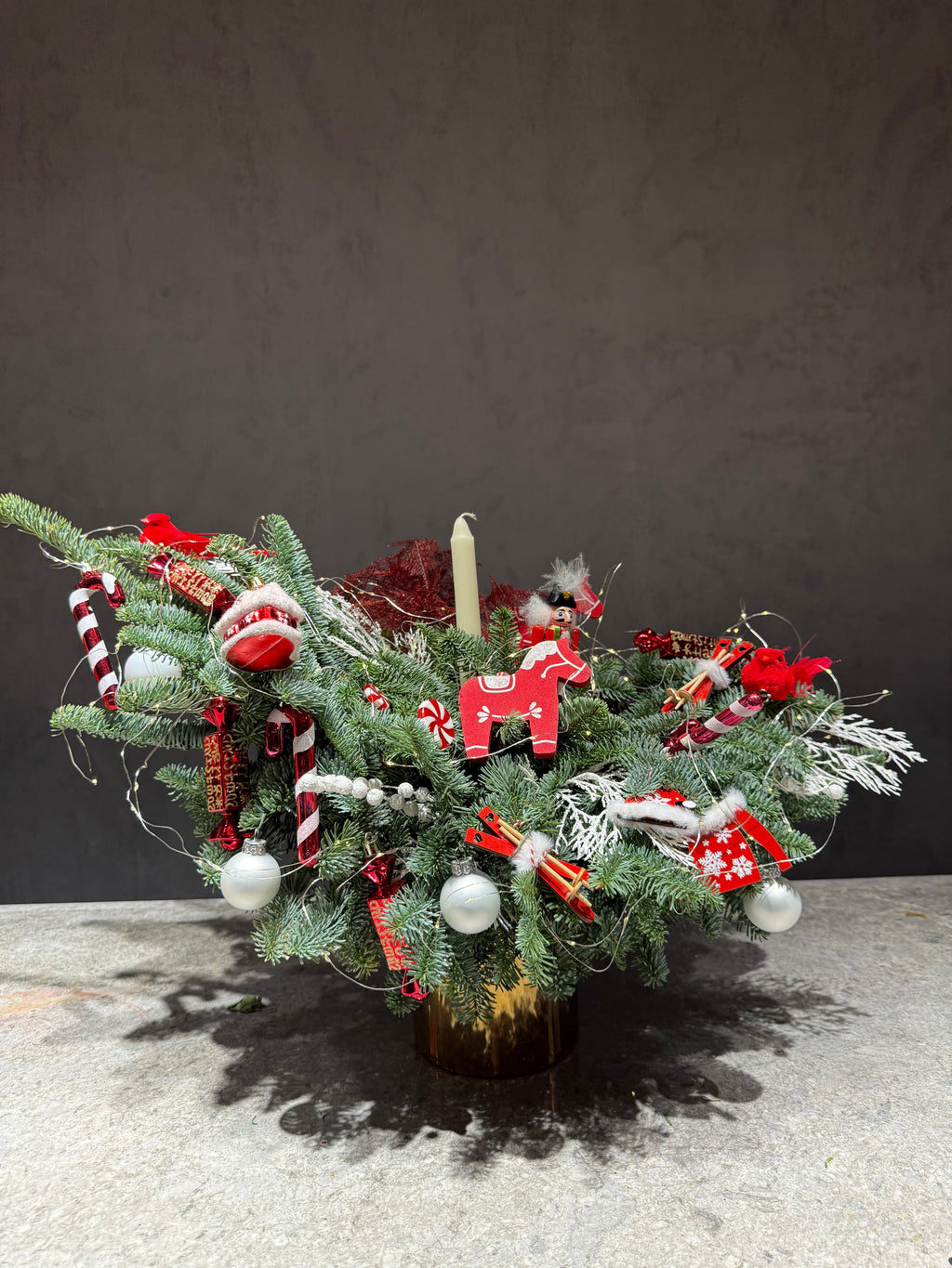 Christmas New Tear centerpiece