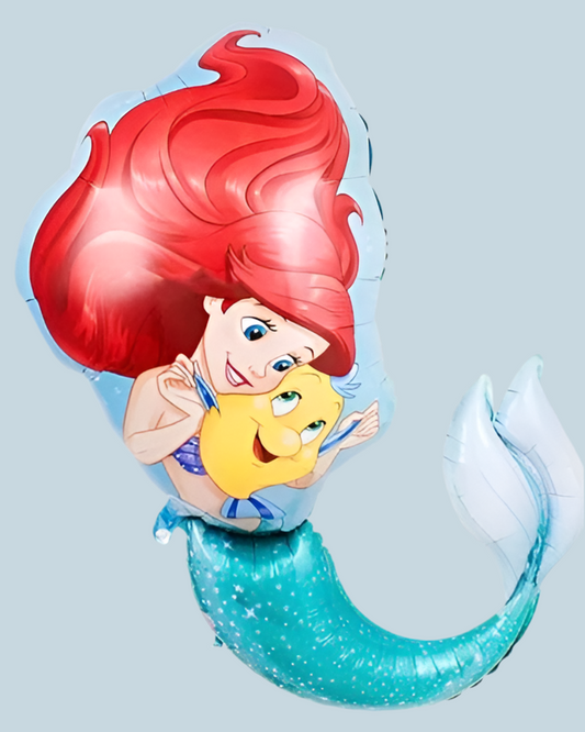 Helium balloon - Ariel Disney (32’’/81) mermaid and flounder