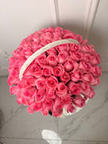 ROSES REVIVAL 101 PCS BASKET