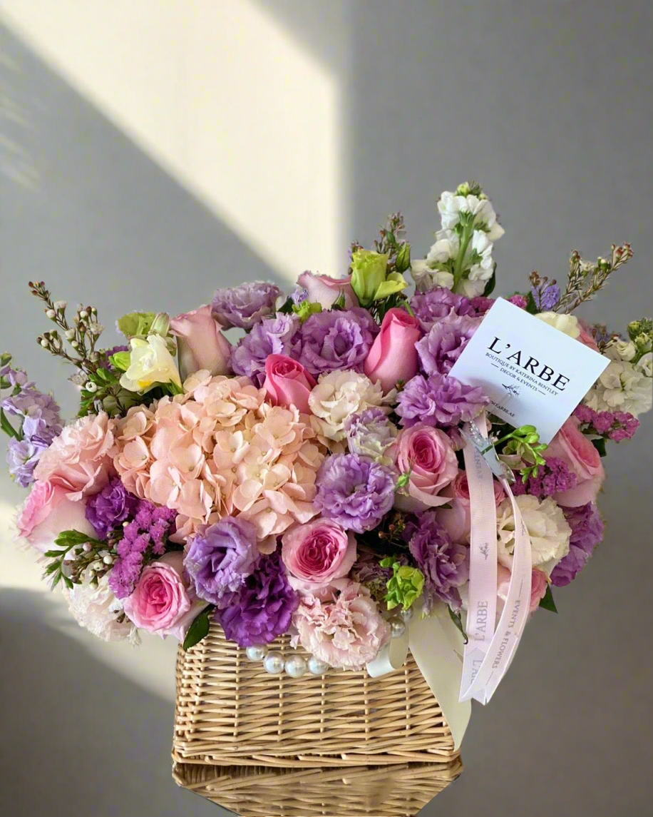 Flowers Basket “Mattis Purple”