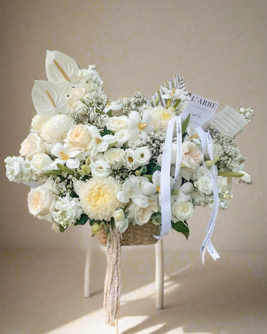 “Angel” max flowers bouquet in basket