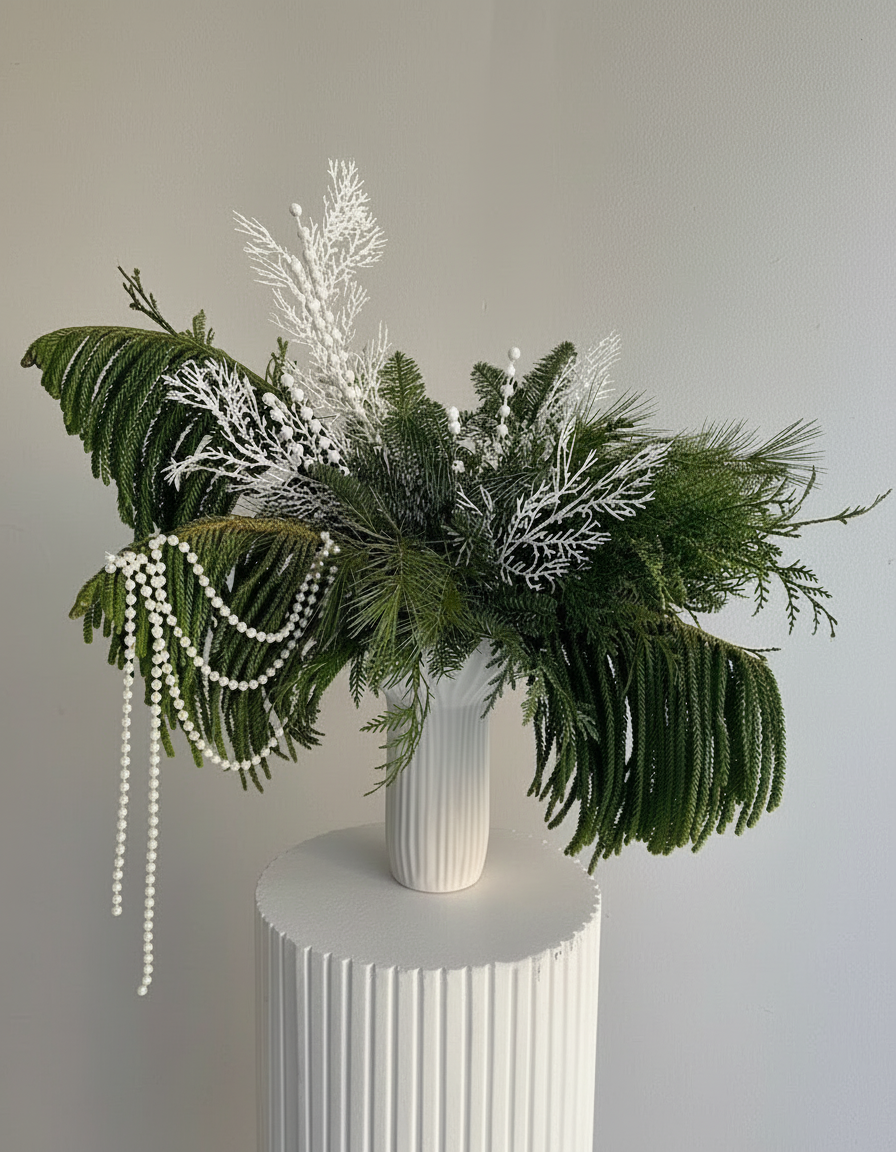 Новогодние украшения Нобилис в вазе №102