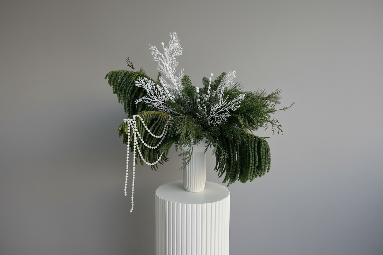 Новогодние украшения Нобилис в вазе №102