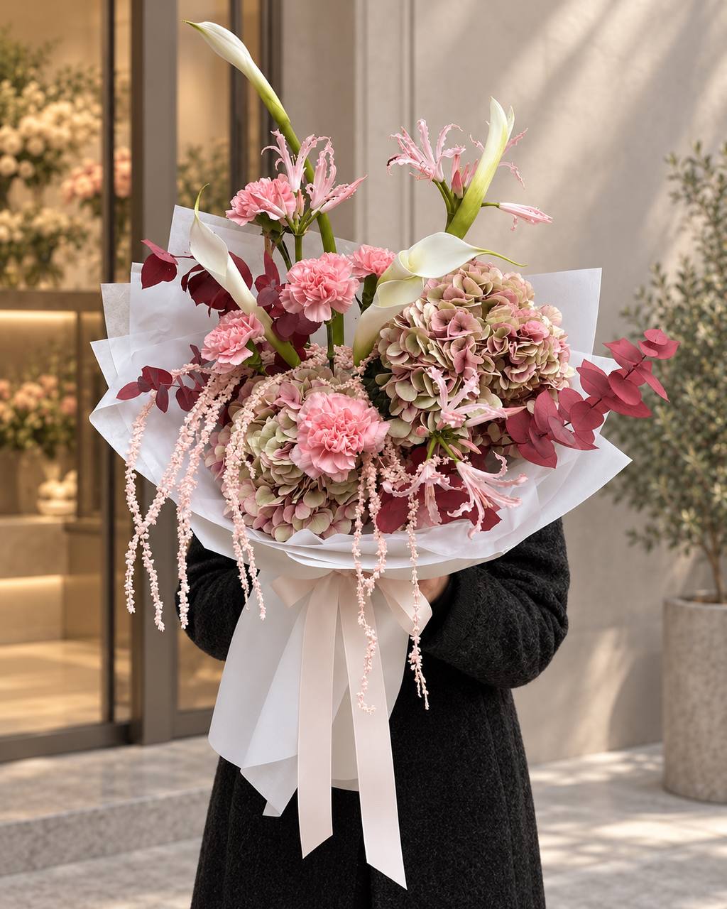 FLOWERS BOUQUET “WARM ELEGANCE “