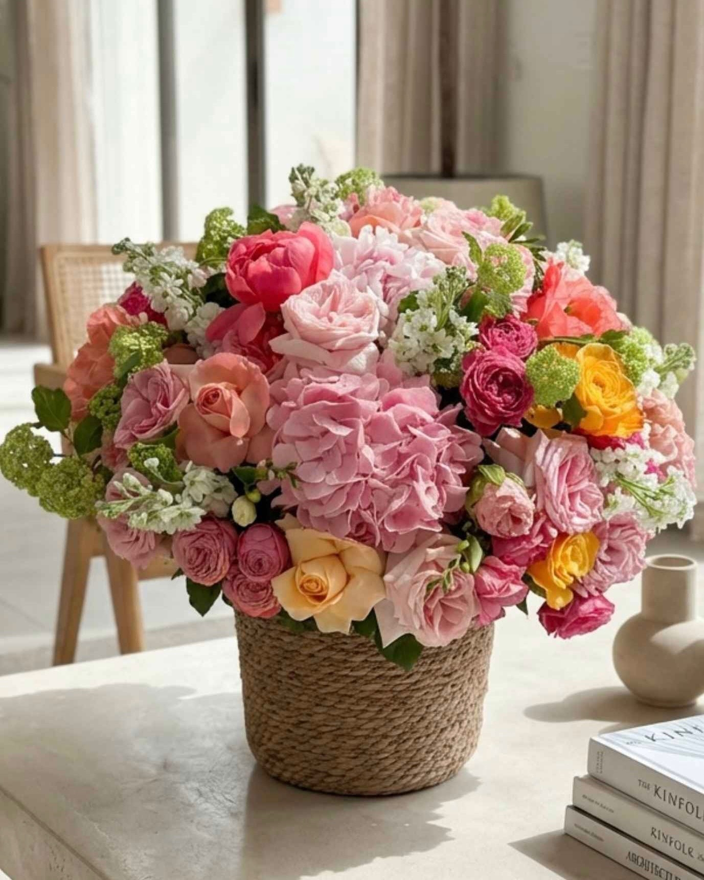 Букет цветов в корзине «Гершель»