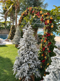 Natural Rustic Citrus & Pinecone Luxury Christmas Arch 8 m / 26.2 ft