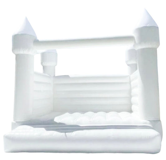 Big white Bouncy Castle 6x6m for kids, rent