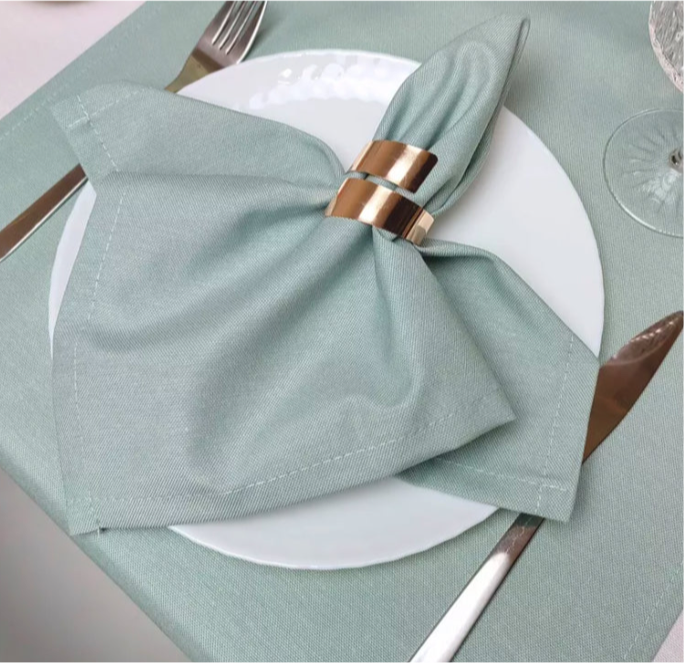 Mint napkin (rent) N-0022