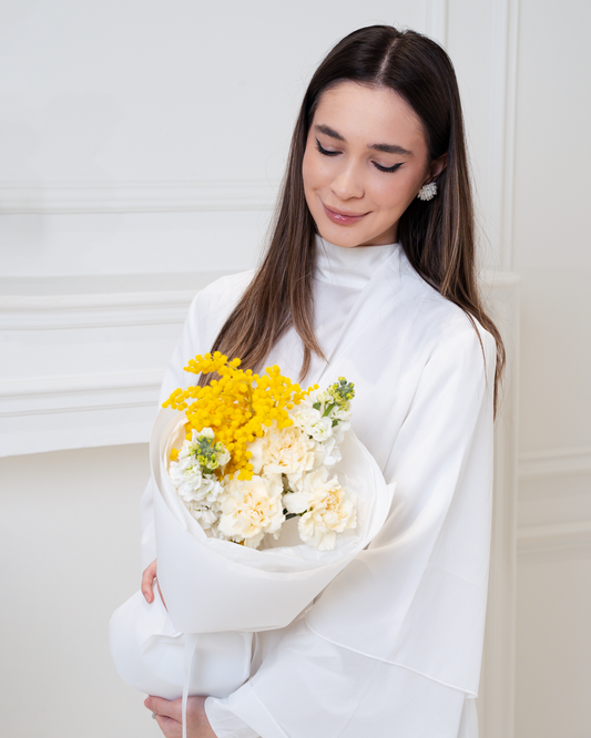 FLOWERS SMALL YELLOW BOUQUET “YELLI” 010666