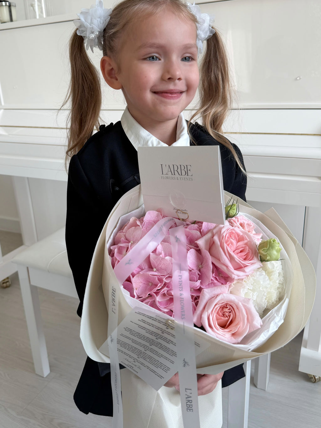 FLOWERS BOUQUET PINK «DEAR TEACHER”