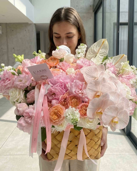 Корзина с цветами «Верди» 