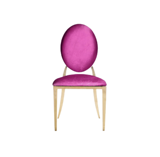 Dupont Chair barbie pink with gold or silver(rent)