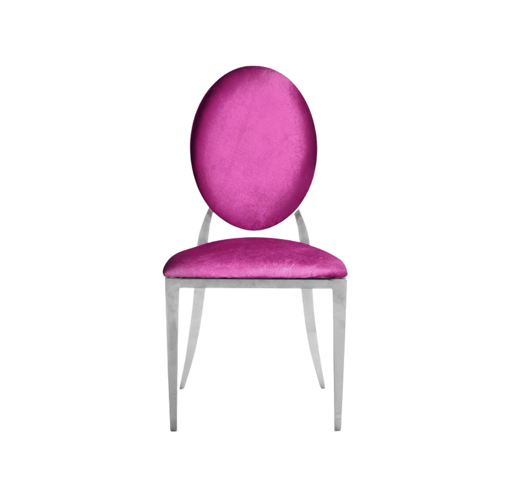 Dupont Chair barbie pink with gold or silver(rent)