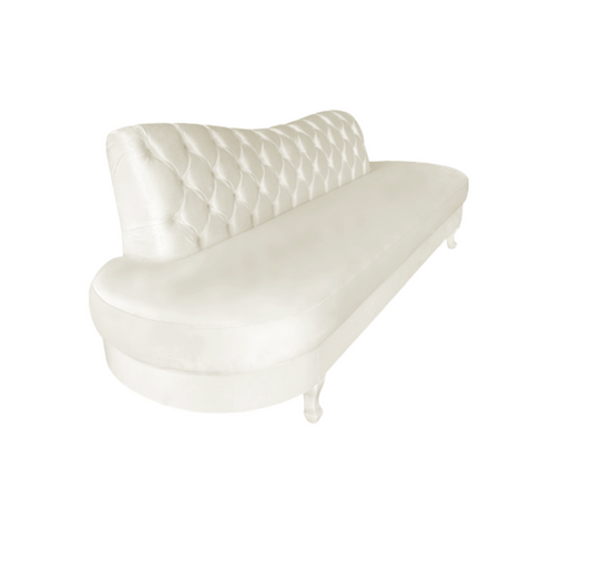 Button White Bridal Sofa (rent)