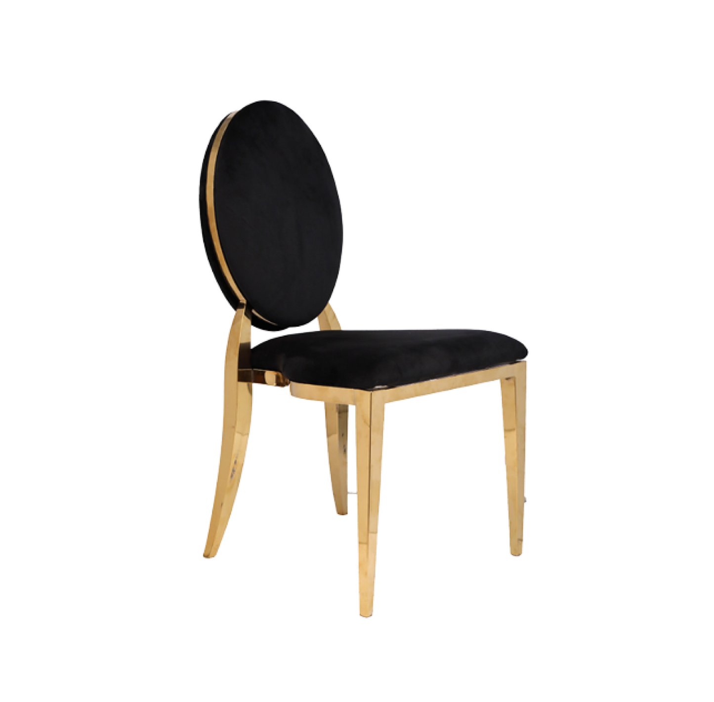 Black chair with gold (rent)