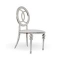 Silver Chanel  Chair (rent)