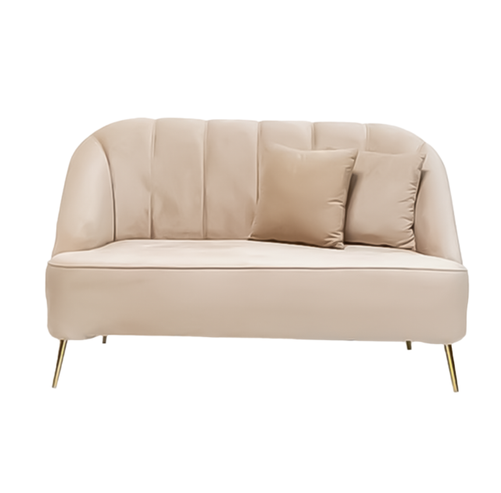 Verticle Beige  2-Seater Sofa (rent)