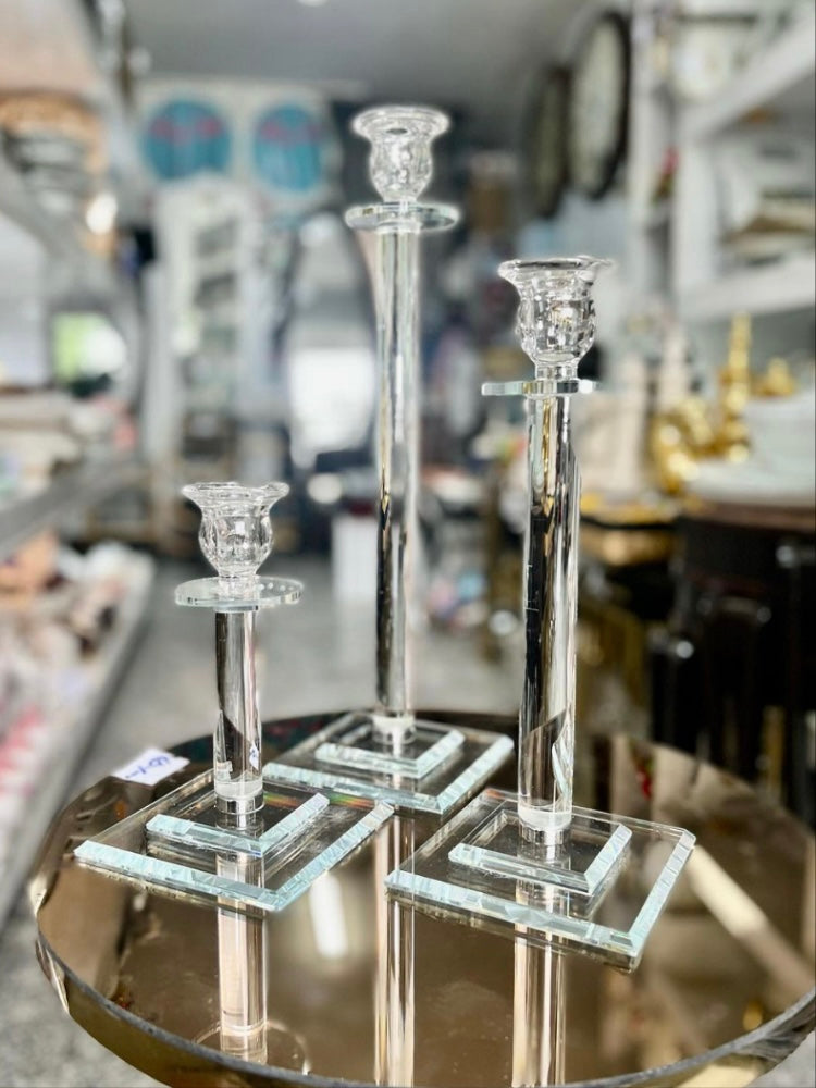 1 set candleholders 3 pcs different sizes CH-0058