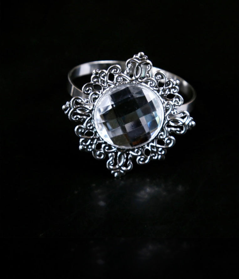 Серебряные кольца Фионы, аренда R-0002
