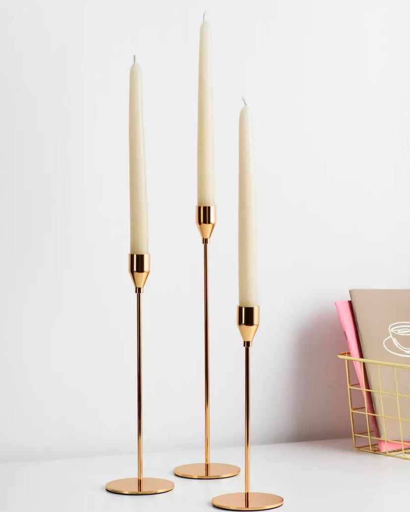 Gold candle holder V-0014 ( rent)