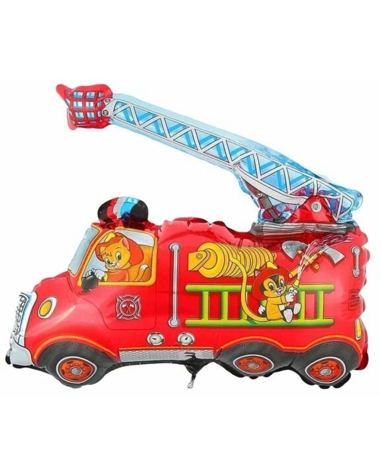 Воздушный шар с гелием - Красная пожарная машина (79 см)