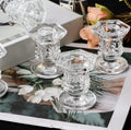 Glass candle holders CH-0006