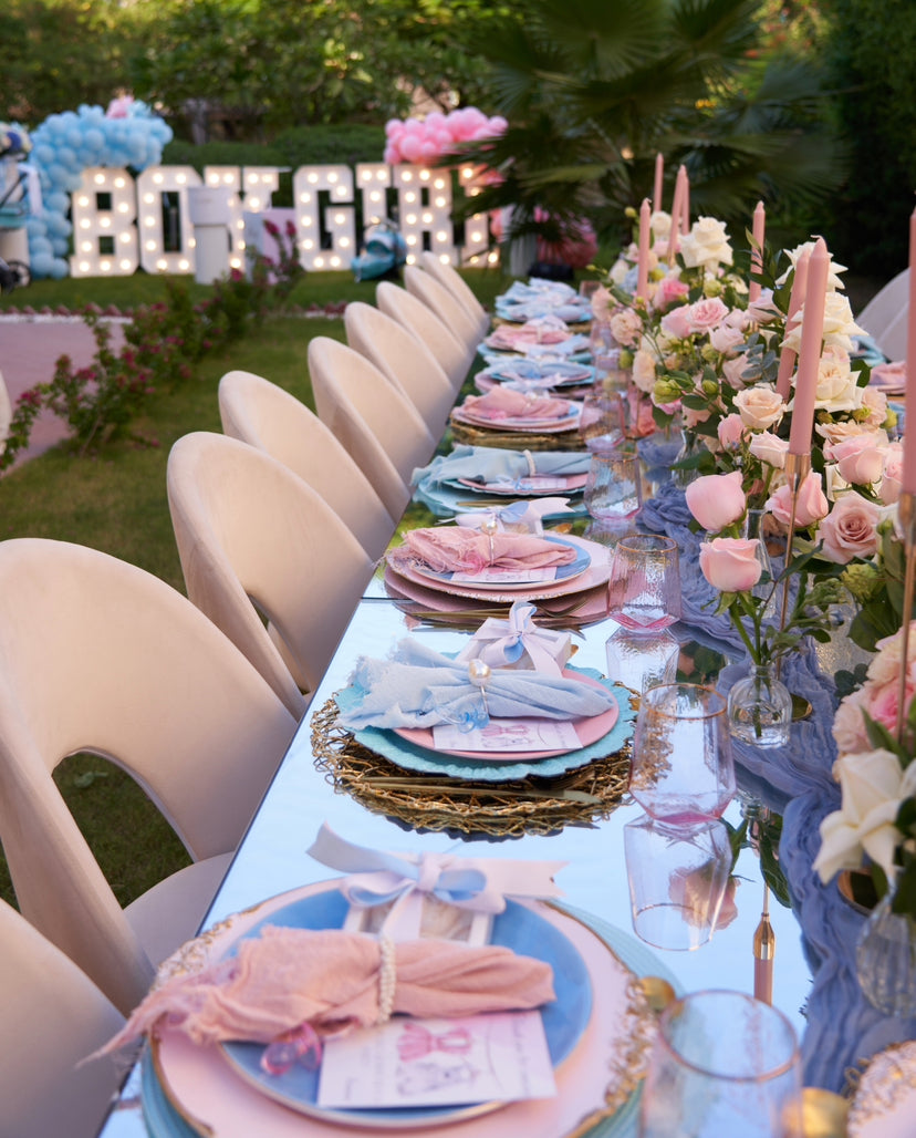 Table setup for adults 20 adults (rent)