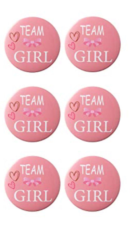 Button pin girl