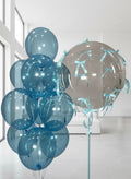 HELIUM BALLOON CRYSTAL BLUE #0279