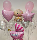 HELIUM BALLOON “BABY GIRL MIX SET”
