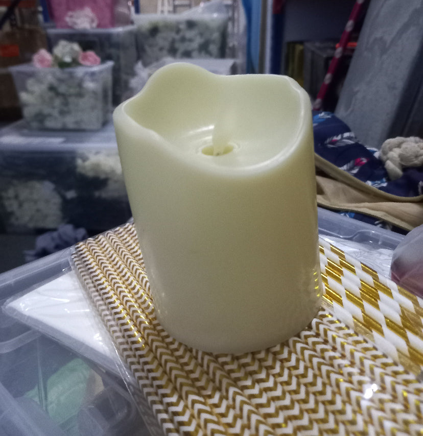 Artificial candle 10" CH-0018 (rent)