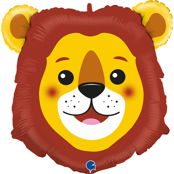 HELIUM BALLOON “LION HEAD” 29”/74 CM MADE IN ITALY